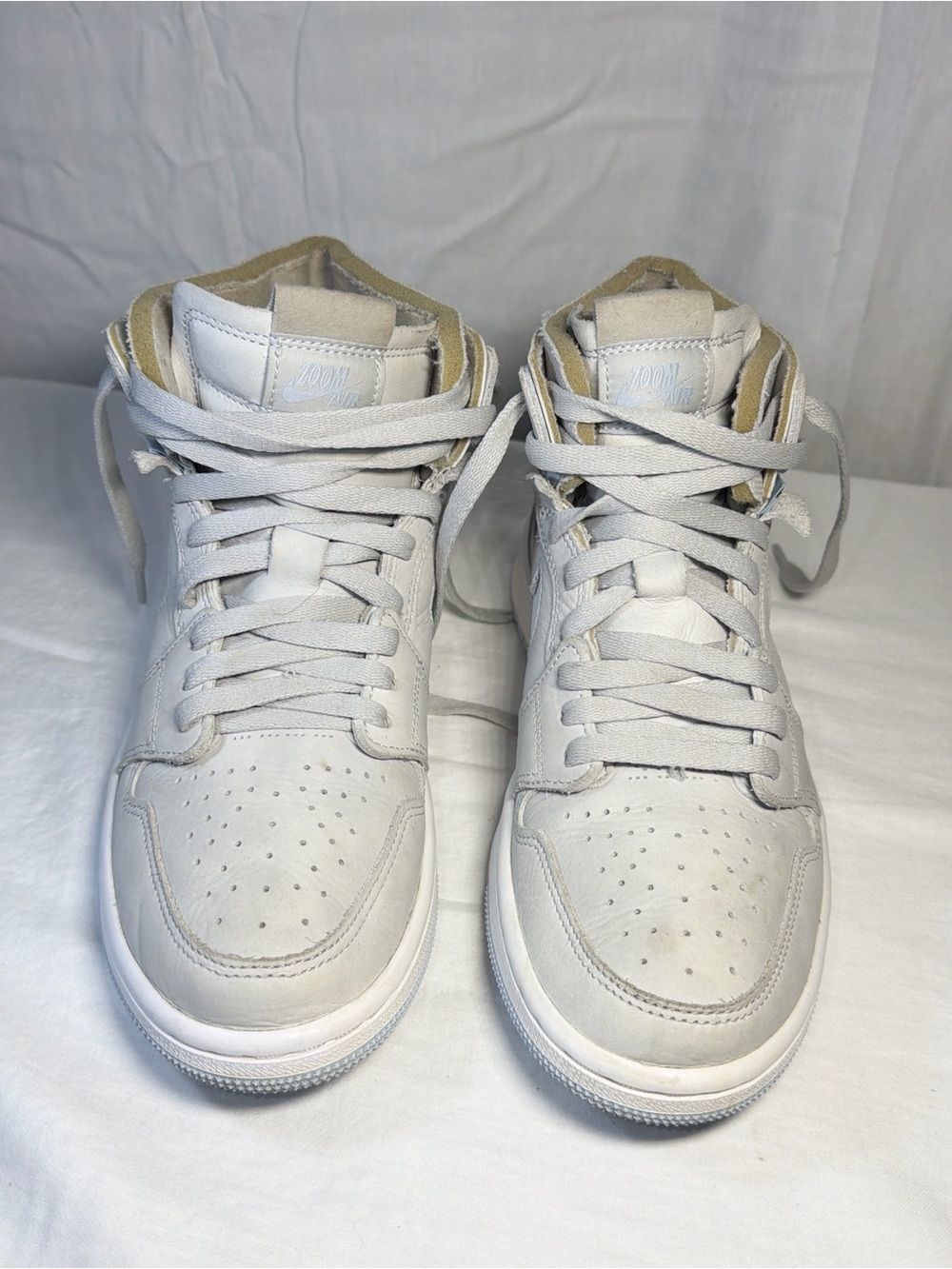 Air Jordan 1 Zoom Air CMFT Cool Grey Fog Light Blue- Women's Size 7.5